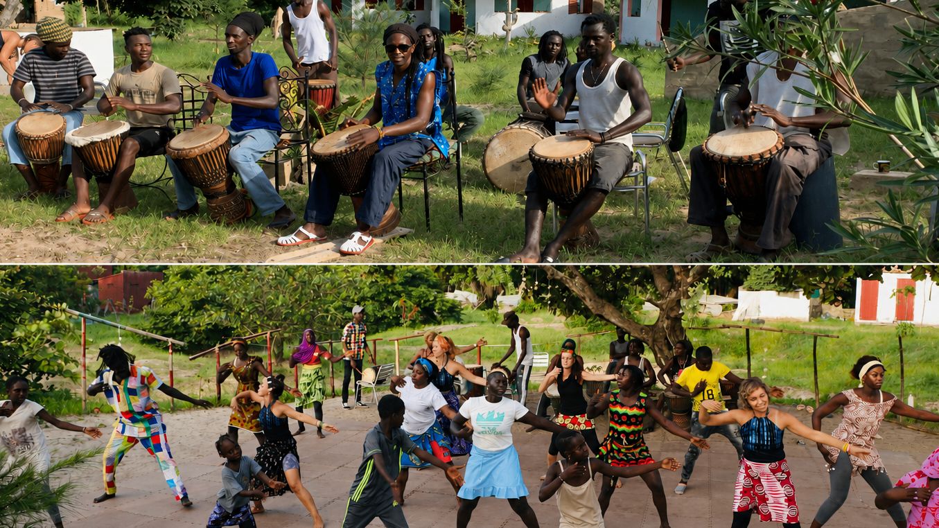 Artistic residency in Abéne, Senegal