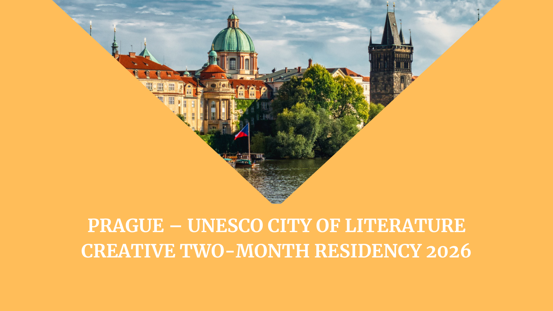 Prague City of Literature Residency logo