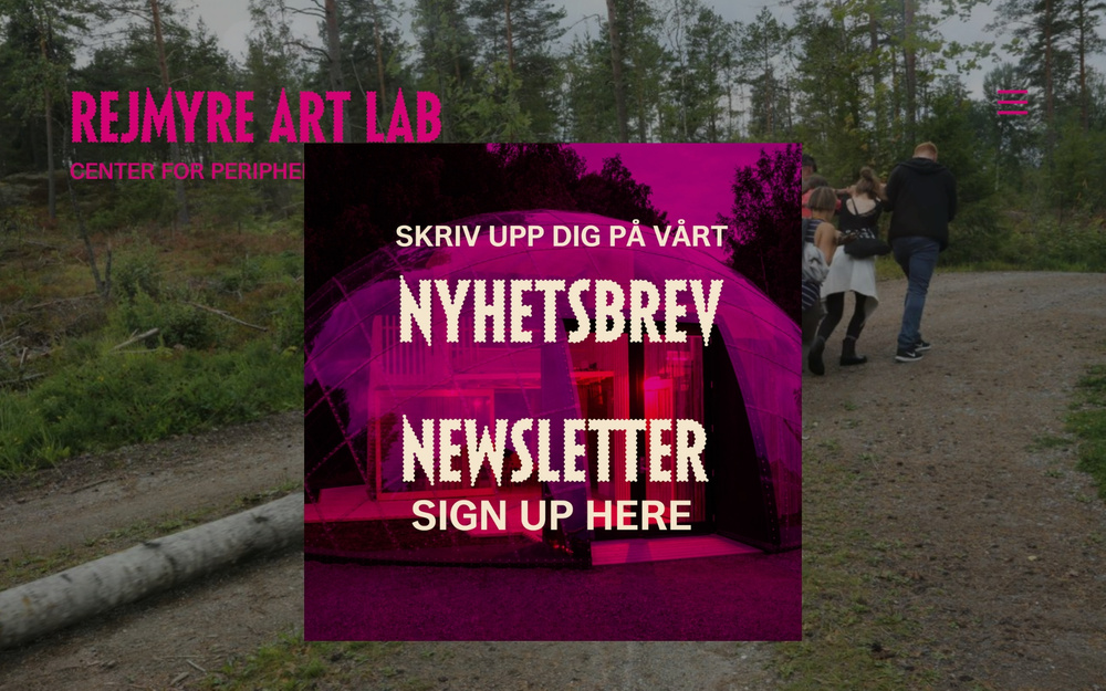 Rejmyre Art Lab Center for Peripheral Studies logo