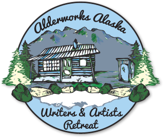 Alderworks Alaska Writers and Artists Retreat logo