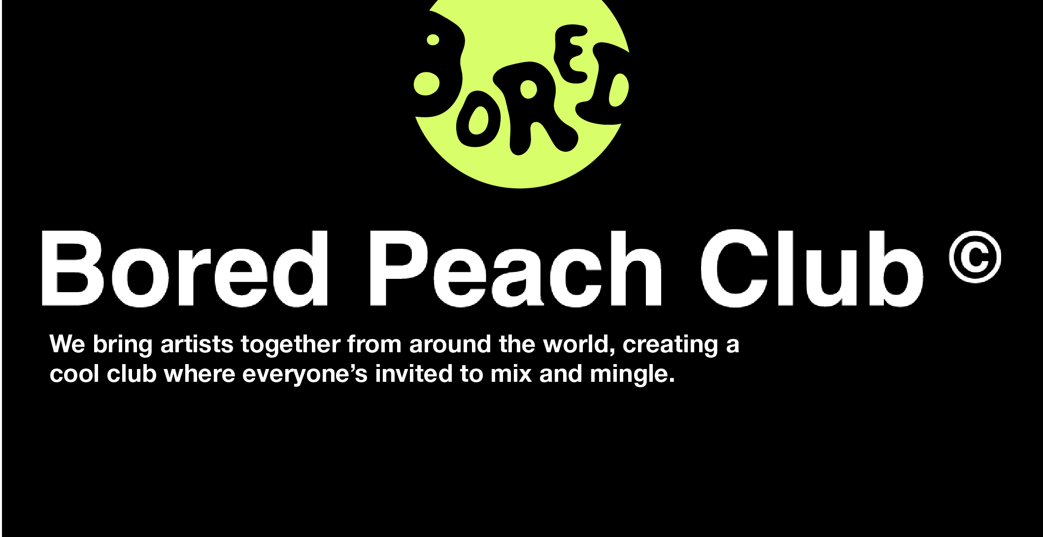 Bored Peach Club logo