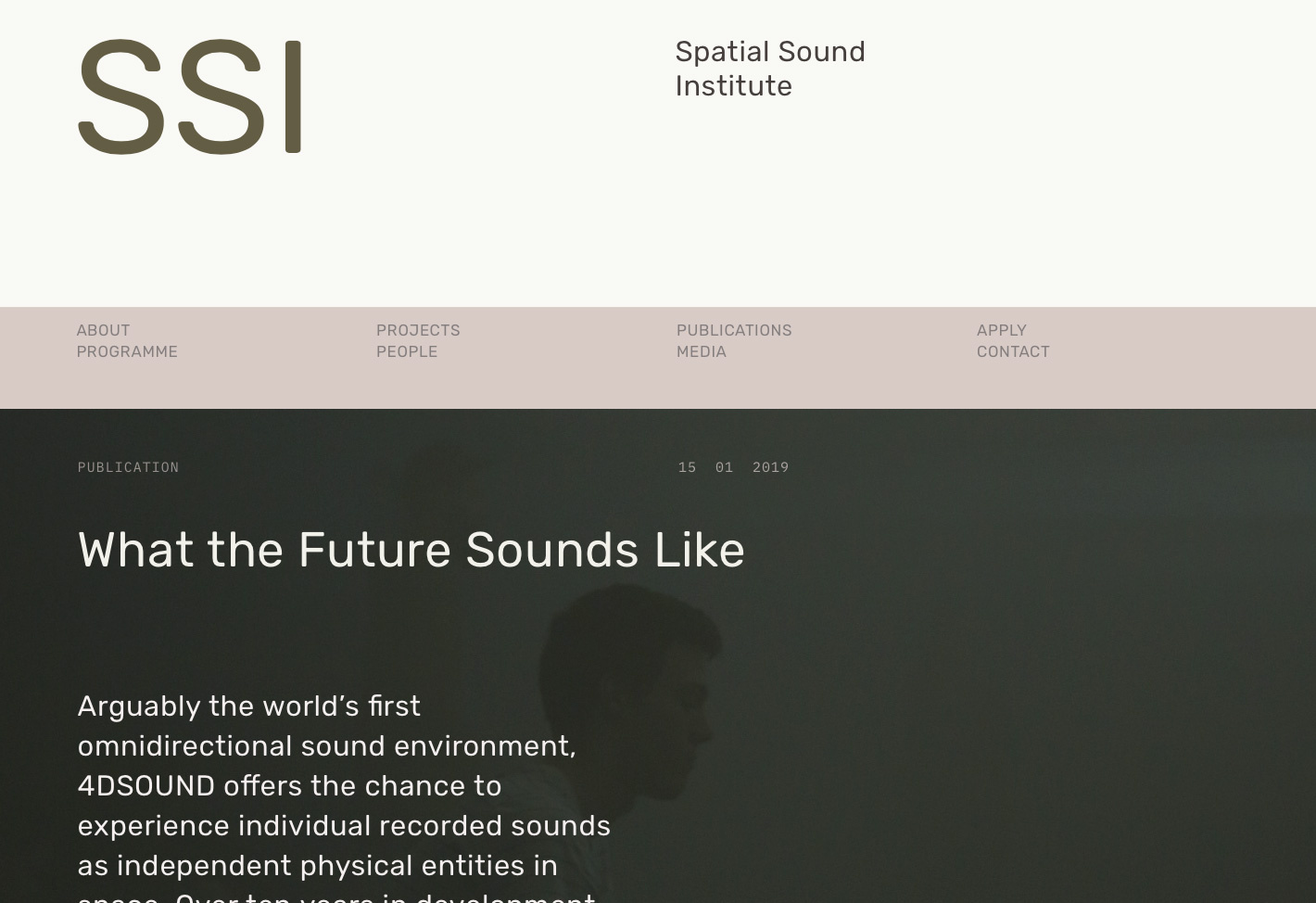 Spatial Sound Institute logo