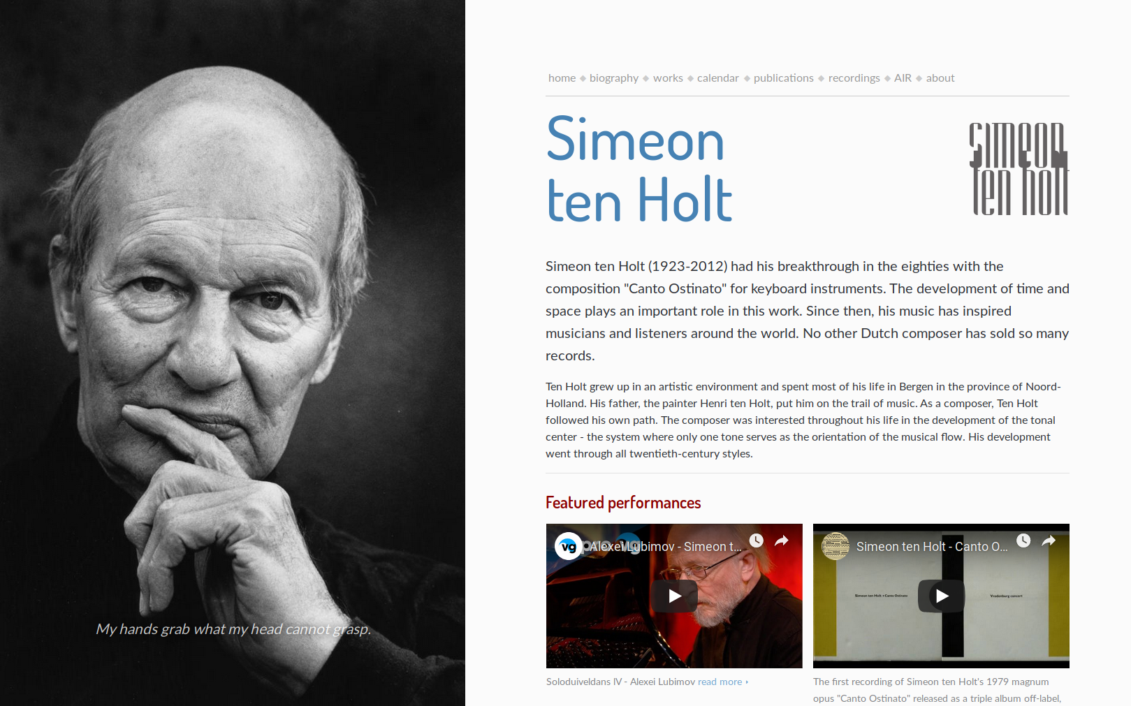 Stichting Simeon ten Holt logo